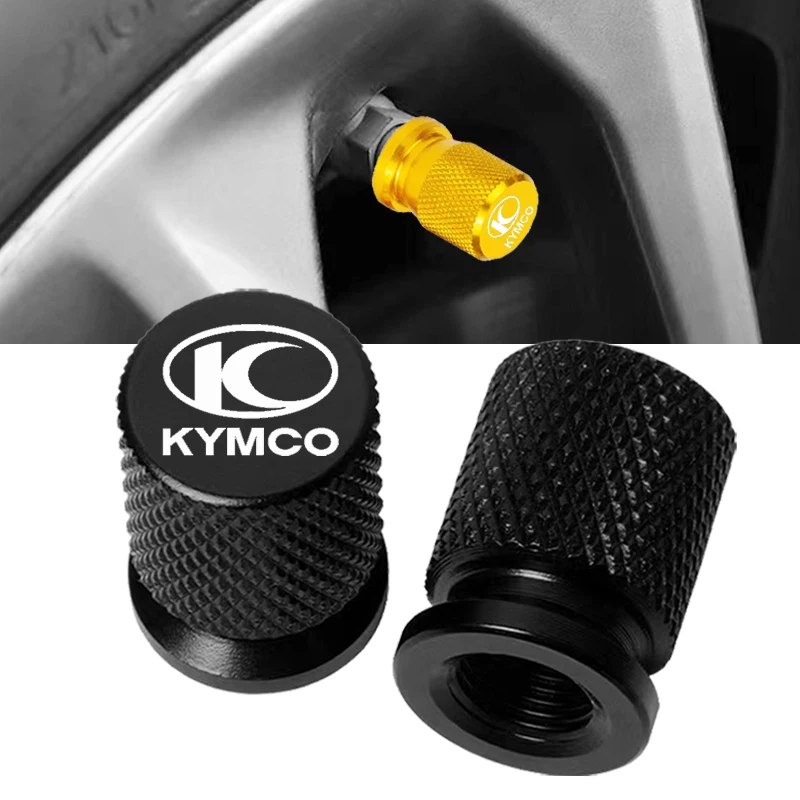 For KYMCO AK550 XCITING 250 300 350 400 400S 500 DownTown 125 300i Motorcycle Accessories Wheel Tire Valve caps Airtight Covers