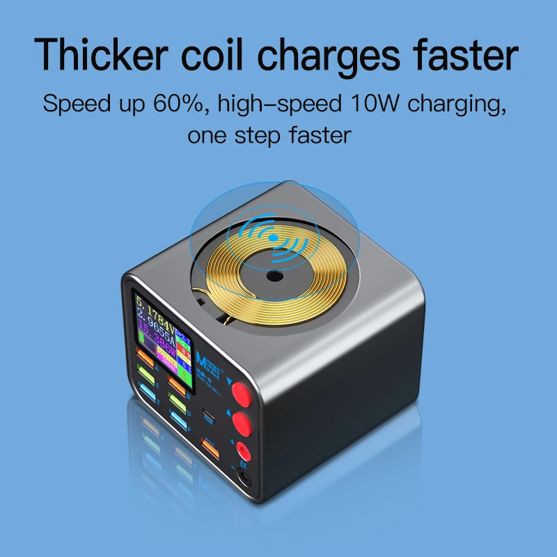 MaAnt DianBa No.1 Multi-port Wireless Charger PD+QC3.0 USB Port Intelligent Mobile Phone Fast Charging Short Circuit Repair Tool