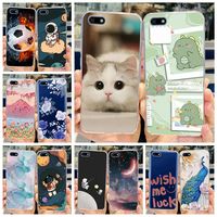 For Huawei Y5 Lite 2018 Case DRA-LX5 Cute Painted Cover Soft Silicone Phone Case For Huawei Y5 Prime 2018 Y 5 Lite Y52018 Bumper