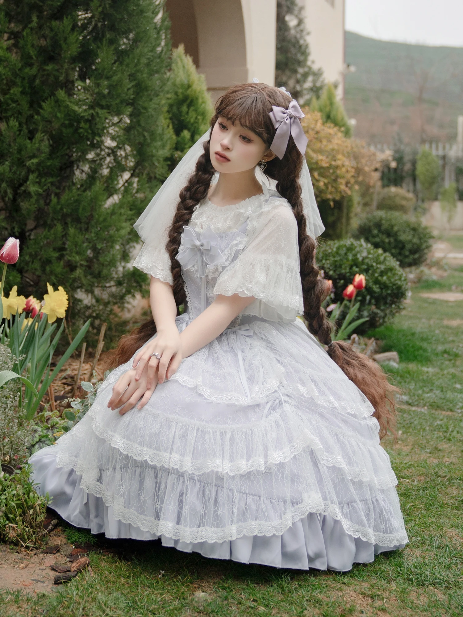 Iris Love Original Lolita Dress Cla Series Jsk Elegante Hofstijl Lolita Prinses Puff Jurk Cos Loli Tea Party Kleding