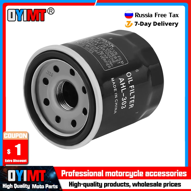 Motorcycle Oil Filter For KAWASAKI VN1700 JT1500 EX300 ER6F ZX1000 ZG1400 Z800 Z1000 KLE650 ZX1000 Z750R Z750 Z1000 VN1700 ZX14R