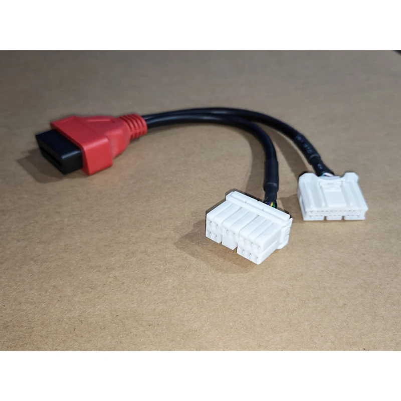 Super Sale 16 Pins OBD2 Adapter for Tesla Dedicated Cable Harness 12P+20P Double Head Conversion Line for Tesla 3 and Y