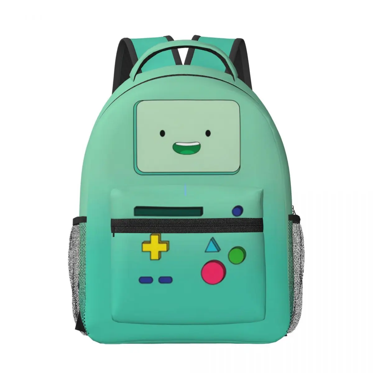 

Adventure Time Jake BMO Printed Lightweight Casual Schoolbag For School, Outdoor, Shopping, Office 17in