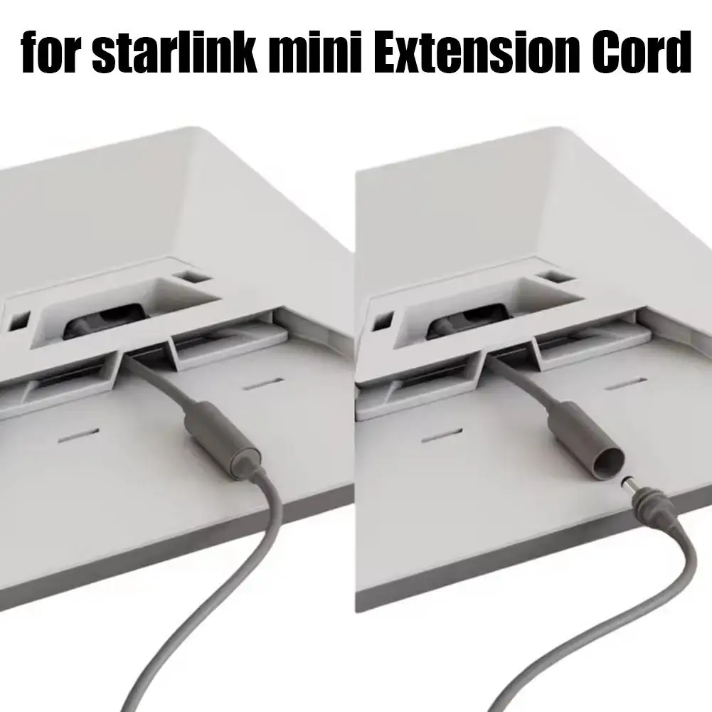 For Starlink Mini DC Extension Cable Female to Male Plug Waterproof Power Converter Adapter Hole Extender