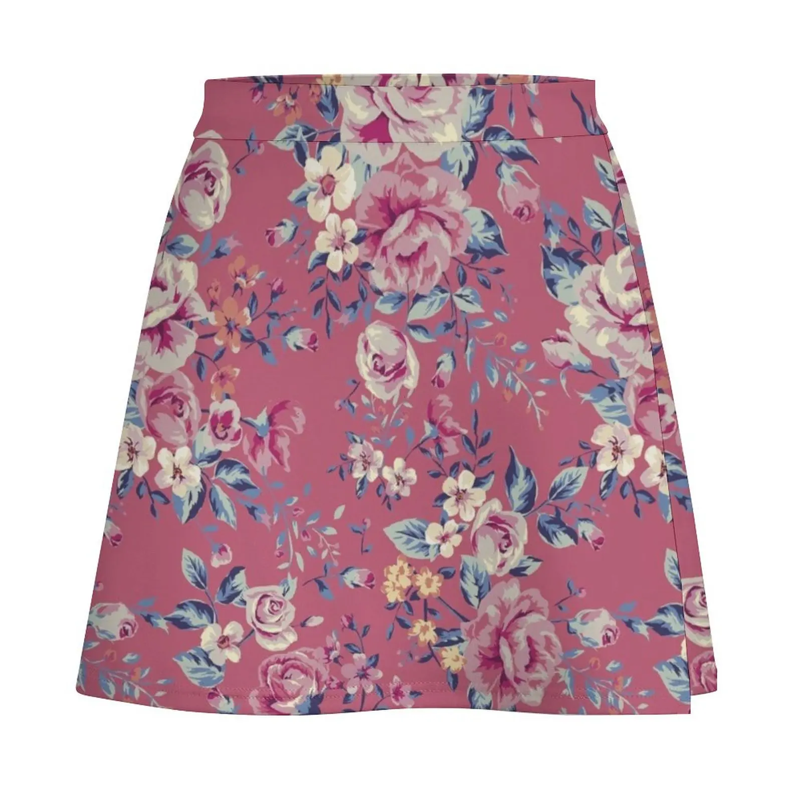 Floral Pattern Mini Skirt Women's clothing summer clothes festival outfit women Mini Skirt