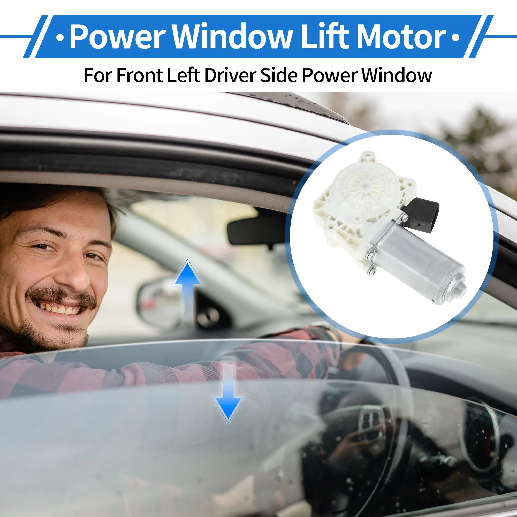 

UXCELL No.A0068204642 Front Left Power Window Regulator Lift Motor for BENZ Vito 06-15