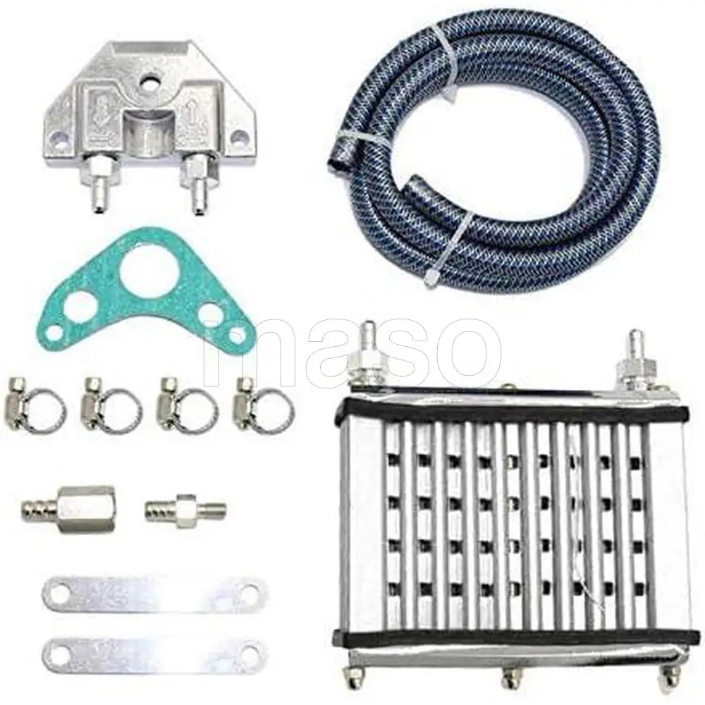 

Motorcycle Modified Oil Cooler Radiator For 125cc 140cc 150cc ATV Universal Medium Cold Aluminum Cooler Motorcycle Accessories
