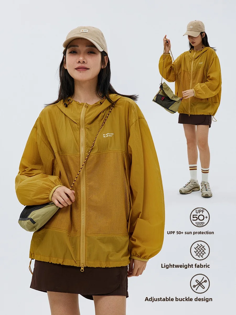 Outdoor Daytime Adventure 2025 Women's Casual Hiking Sun Protection Clothing Cycling Skin Top Coat Original Design Long Sleev...