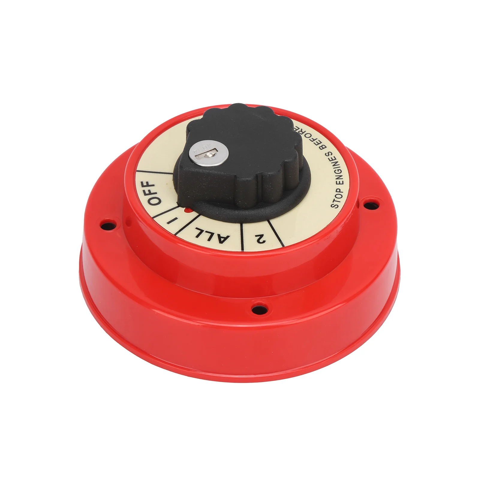 

Панель переключателя выбора батареи лодки, 4-сторонние переключатели защиты от зажигания средней длины, морская аппаратная сборка для двойной батареи