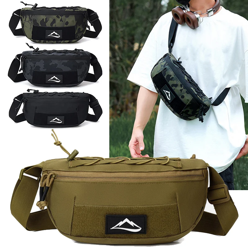

Casual Crossbody Pack Daily Commuting Travel Shoulder Bags Outdoor Sport Chest Bag Camping Cycling Storage Messenger Fanny Packs