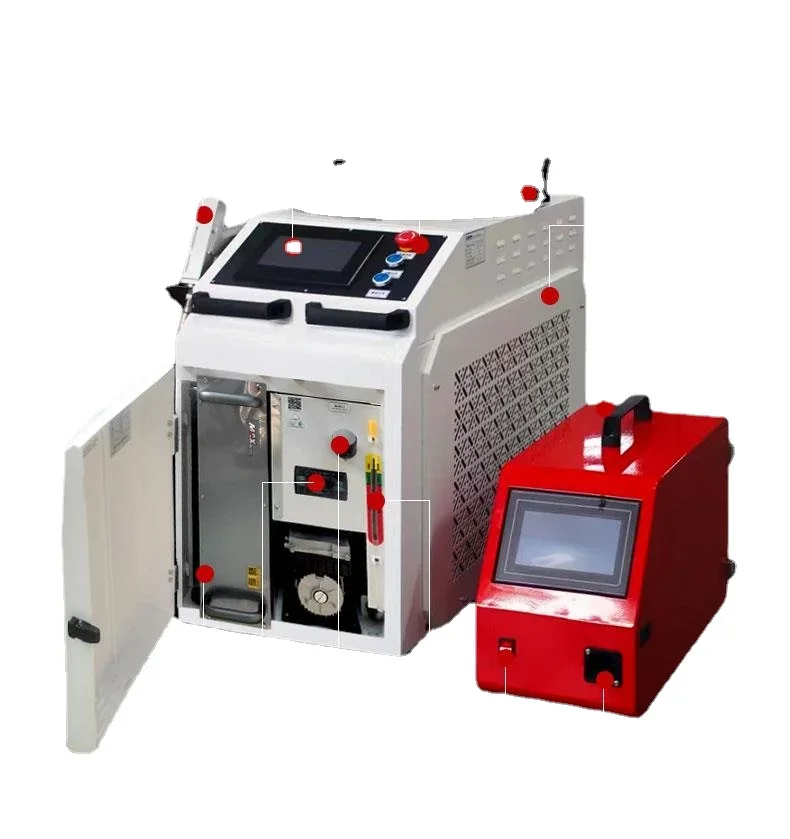 

Fiber optic laser handheld welding machine, small and portable stainless steel aluminum alloy galvanized sheet