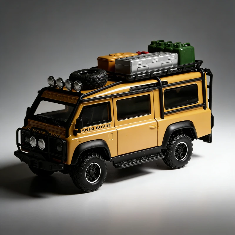 

1:32 Simulation off-road vehicle guardian alloy car model pull back van creative personality ornament decorative toy