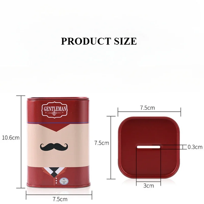 Retro Barber Shop Blade Disposal Container Case Blade Box For Storing Safety Razor