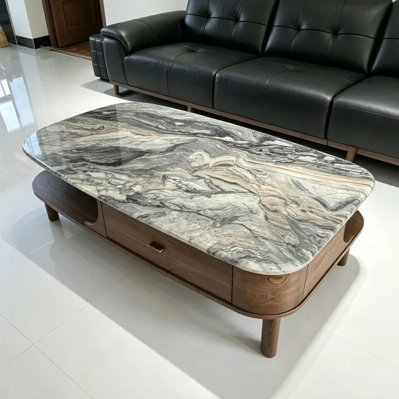 Drawers Moving Coffee Table Luxury Modern Living Room Designer Writing Side Table Dinner Mesa Auxiliar Chinese Style Furniture