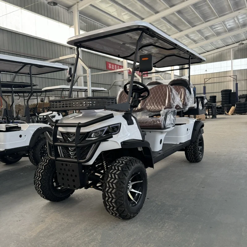 Wholesale Custom Design Golf Cart 6 Seater Lithium Utility Car 48V 60v 72v Off Road Electric Golf Cart