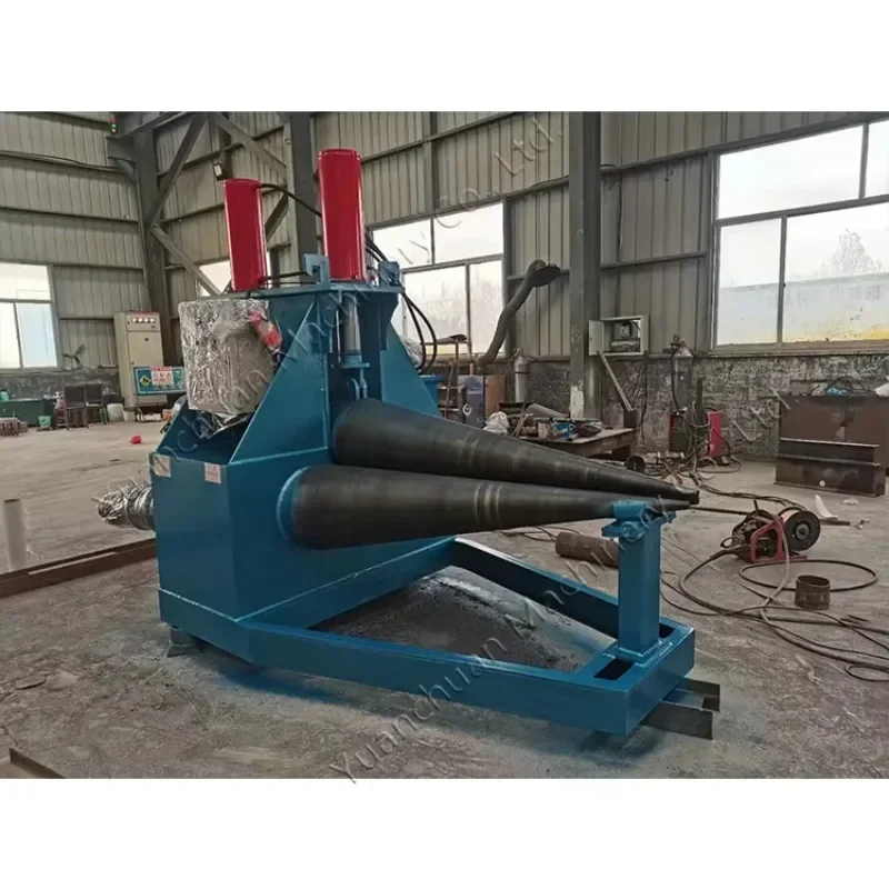 Hydraulic Conical Plate Rolling Machine Special Vertebral Three-axis Rolling Machine for Metal Plates