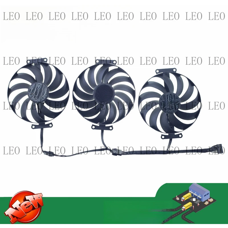 SS 95MM T129215SU FOR ASUS TUF Gaming RX 6700 XT RX 6800 XT RX 6900 XT Card fan