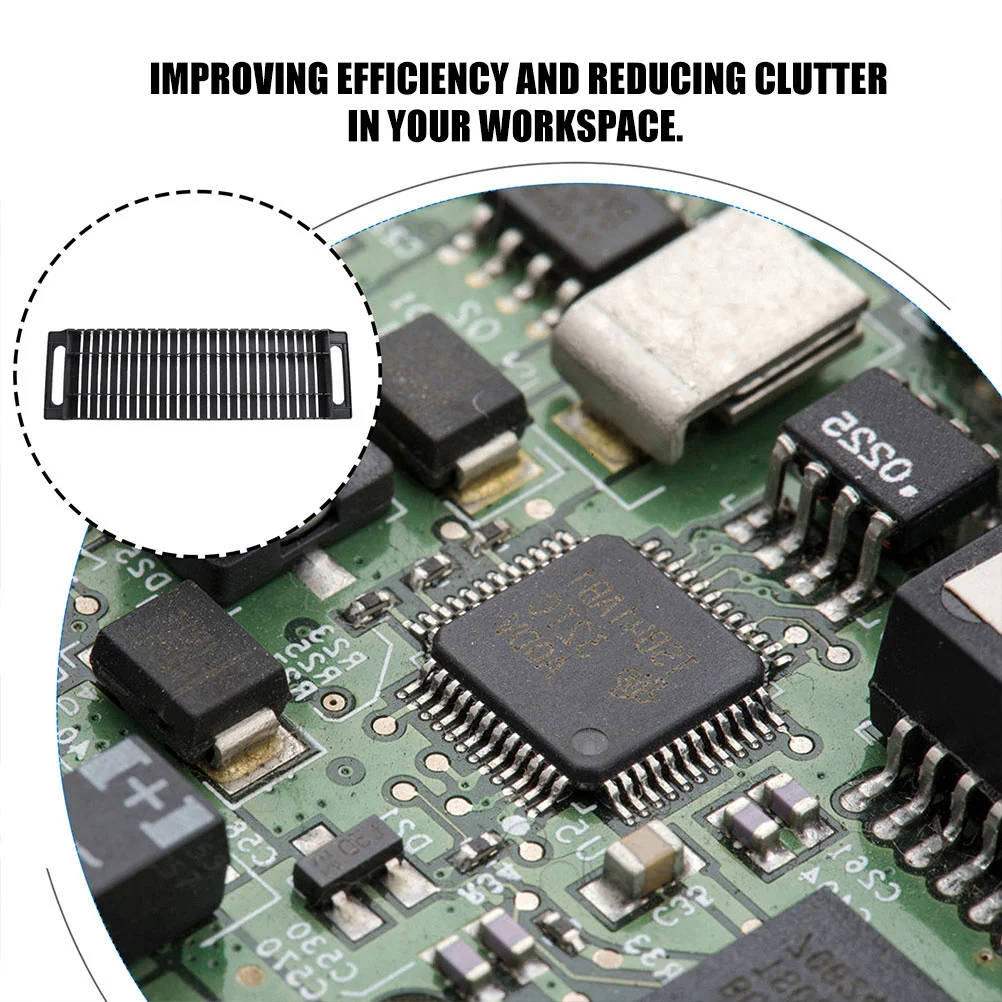 

4 Pcs Anti-static Bar Rack Pcb Board Holder Stand Fixing Circuit Installation Bracket