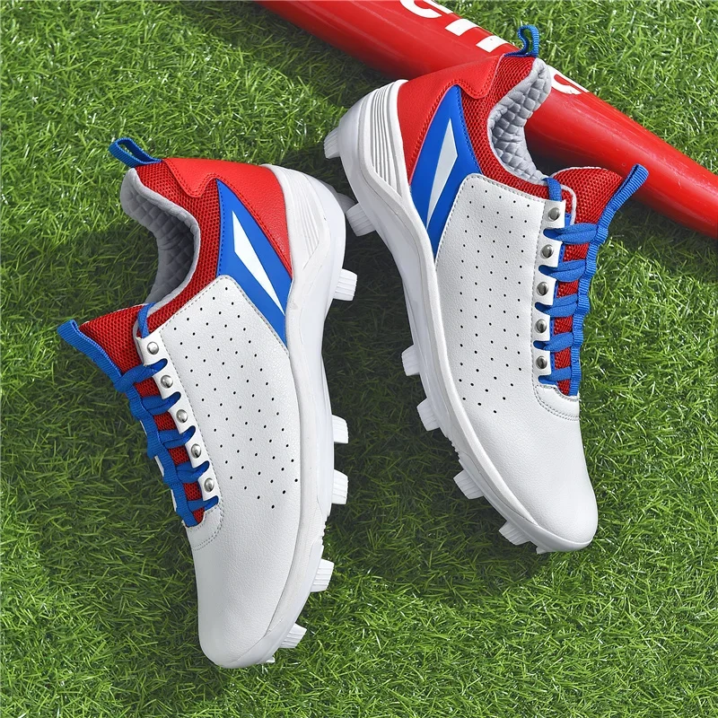 Professional Men's Baseball Shoes Training Long Spikes Softball Shoes Cleats and Turf Practice Shoes Beginners Baseball Sneakers