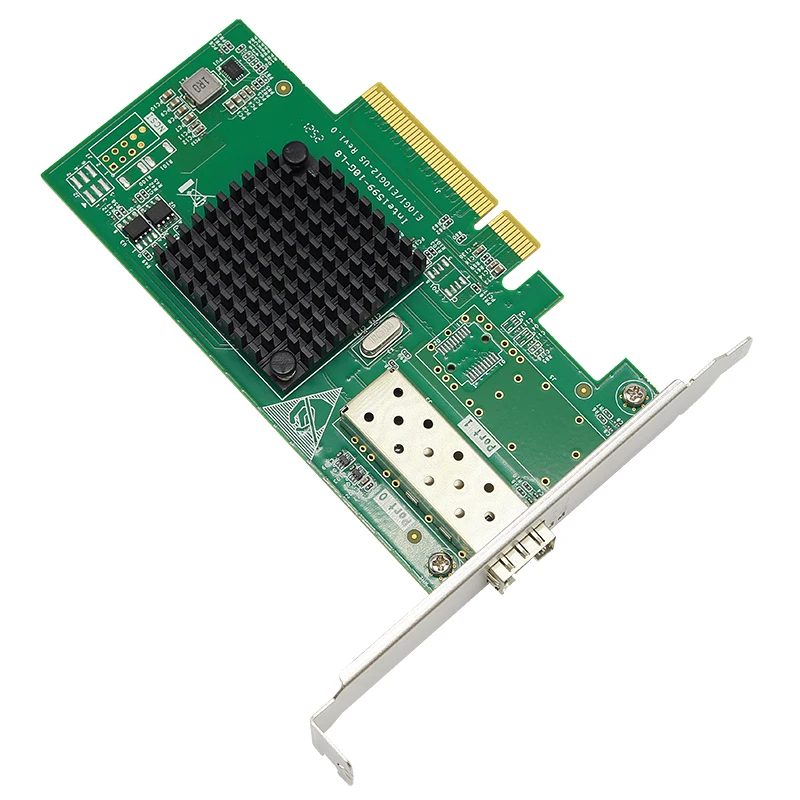 UOTEK 1 포트 10G 오픈 SFP 네트워크 카드 Intel 82599 칩셋 UT-N7091-TX가 포함된 Ffiber 네트워크 카드
