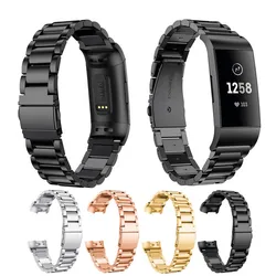 Correa de reloj para Fitbit Charge 6 5, Correa de Metal de acero inoxidable, pulsera para reloj inteligente Fit bit Charge6 5