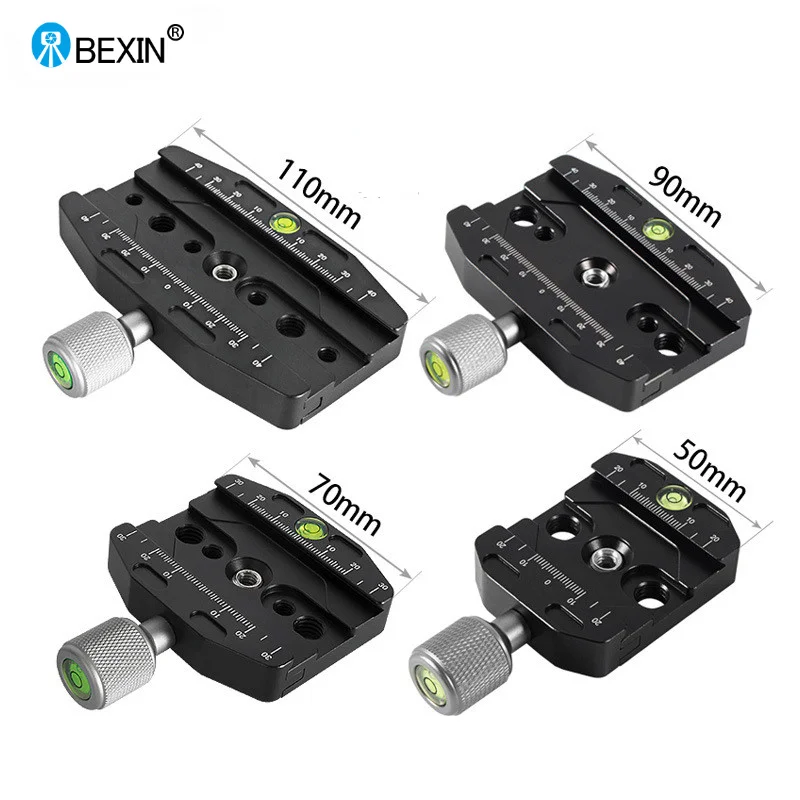 BEXIN QR Series Tripod Ball Head Adapter Aluminum Alloy Quick Release Splint Clamp for Arca Swiss Dslr Camera Ball Head