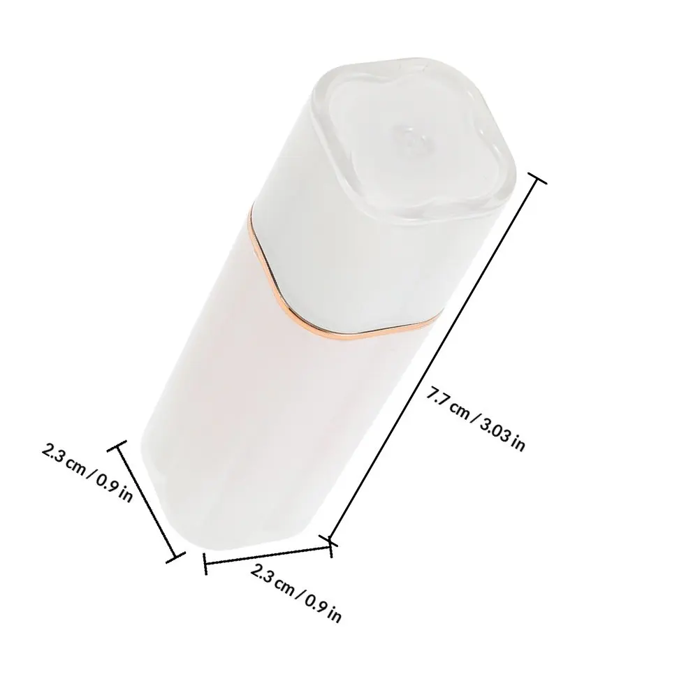 2 stuks lippenstiftmaakbuizen, hervulbare draagbare lippenbalsemcontainers, lege plastic lipglossbuizen, doe-het-zelf schoonheidstool