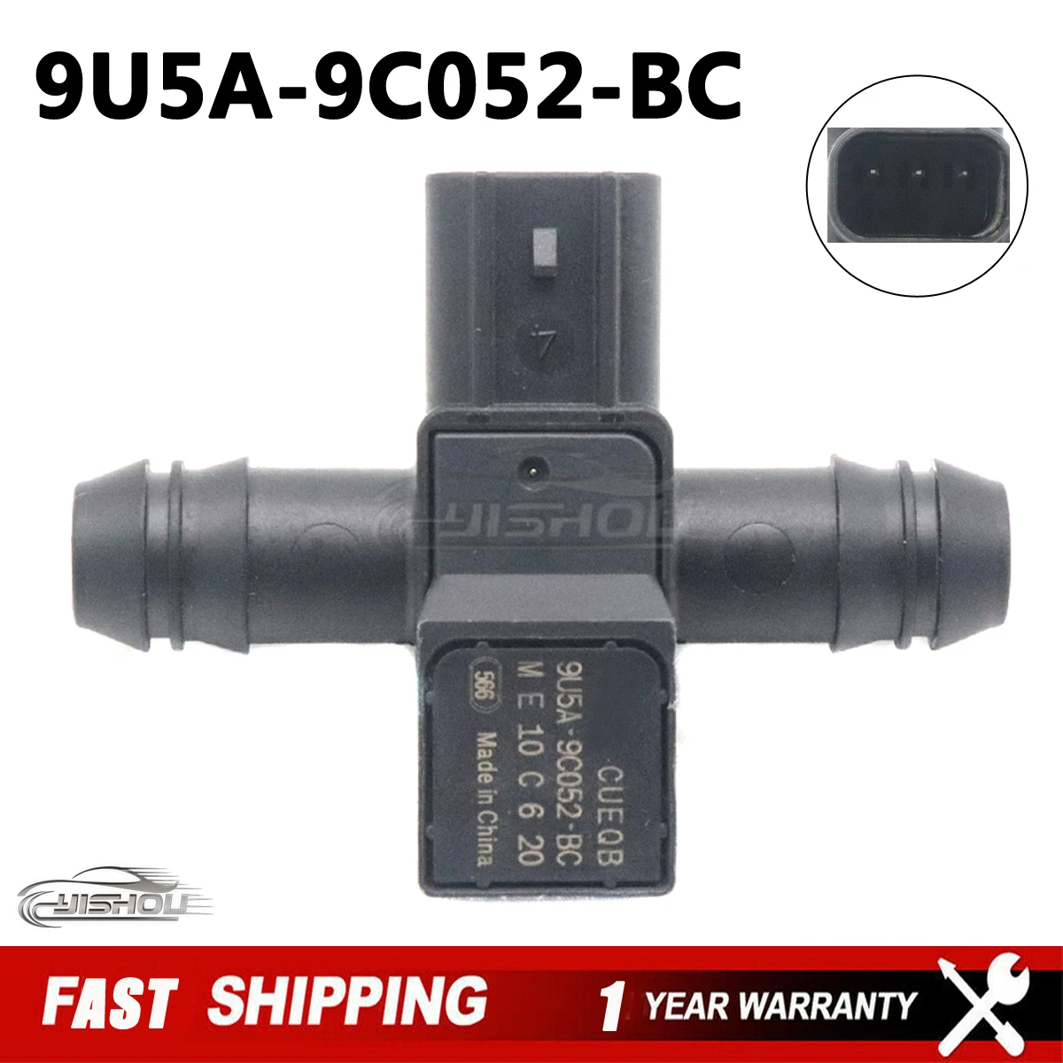 9U5A-9C052-BC Fuel Pressure Sensor Fits For Ford Crown Victoria E Series Escape Expedition Explorer 9U5A9C052BC 0261230273 New