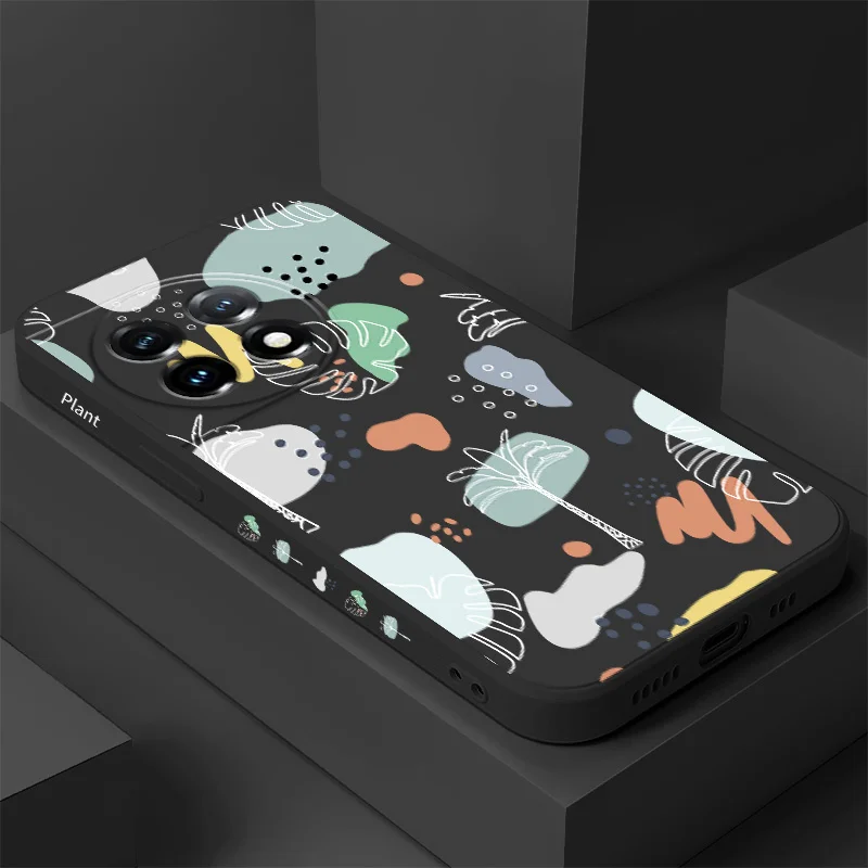 

Rainforest Tree Phone Case For Oneplus 13 13R 12 12R 11 11R 10 10R 10T 9R 9RT 9 8T 8 7 7T Pro 5G Liquid Silicone Cover