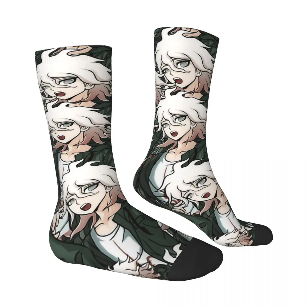 Nagito Komaeda Voice Hope Retro Danganronpa Makoto Game Unisex Socks Hiking 3D Print Happy Socks Street Style Crazy Sock