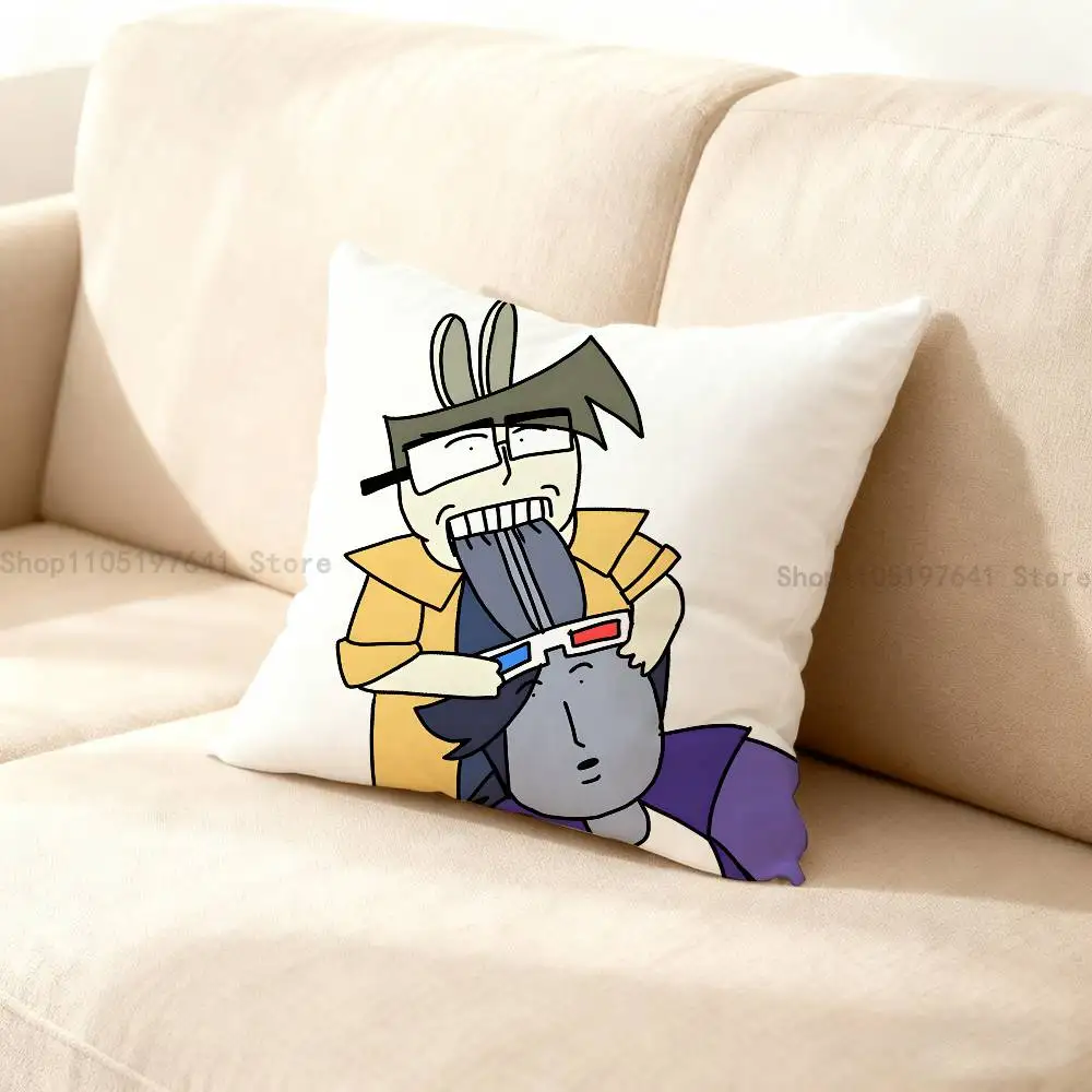 Fanart T-Trevor Carmichael Anime Celebrity Merchandise All-Match Printed Pillow Case Sofa Car Office Room Decoration Protector