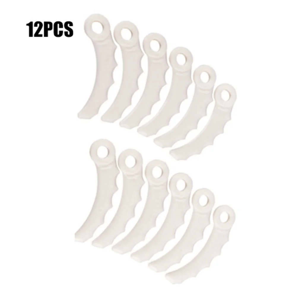 Imagem -02 - Lâminas de Plástico Substituição para Makita Jardim Acessórios Ferramenta Elétrica Aparador Cortador Facas Dur190uzx3 Dur191lzx3 Dur369az 12 Pcs
