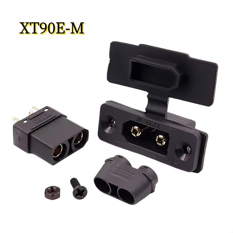 XT90E-M Gold-plated Connector XT90 Male Plug XT90 Female Battery Connection for ESC Motor Aircraft Drone
