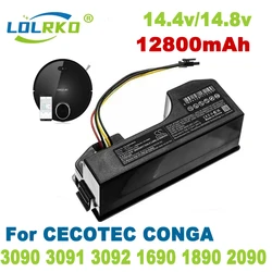 CECOTEC CONGA 3090 3091 3092 1690 1890 2090 Robot Vacuum Cleaner Battery Pack Replacement Accessories 14.4 Volts 6800mAh Battery