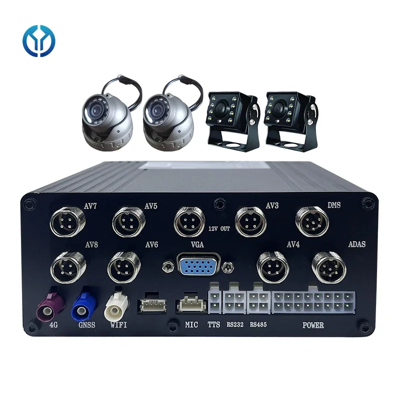 high quality 8channel Mobile DVR 1080P GPS truck car HDD MDVR 4g