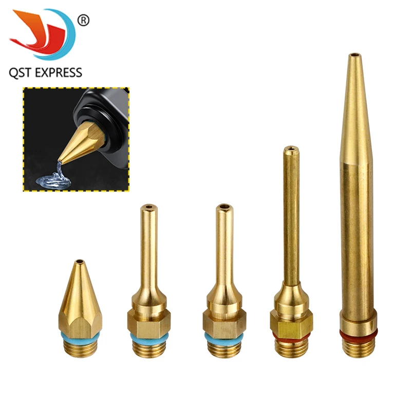 34x2.0mm 50x2.0mm 50x3.0mm 70x2.0mm bicos de pistola de cola de derretimento térmico bicos de pistola de cola quente ferramenta adesiva boca universal