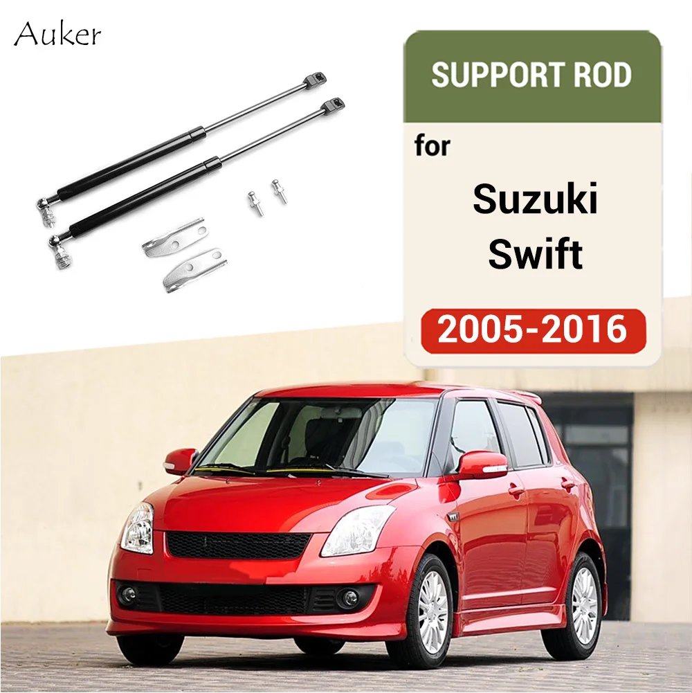 For suzuki swift 2005-2016 Refit Bonnet Cover Lifting Support Hydraulic Rod Strut Spring Shock Bracket Bars Car accessories