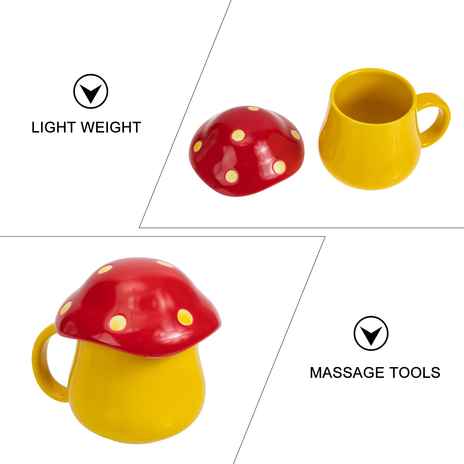 

Mushroom Ceramic Coffee Mug Cartoon Water Cup Office Home Decorative Ceramic Cartoon Mushroom Cup for Tea Juice