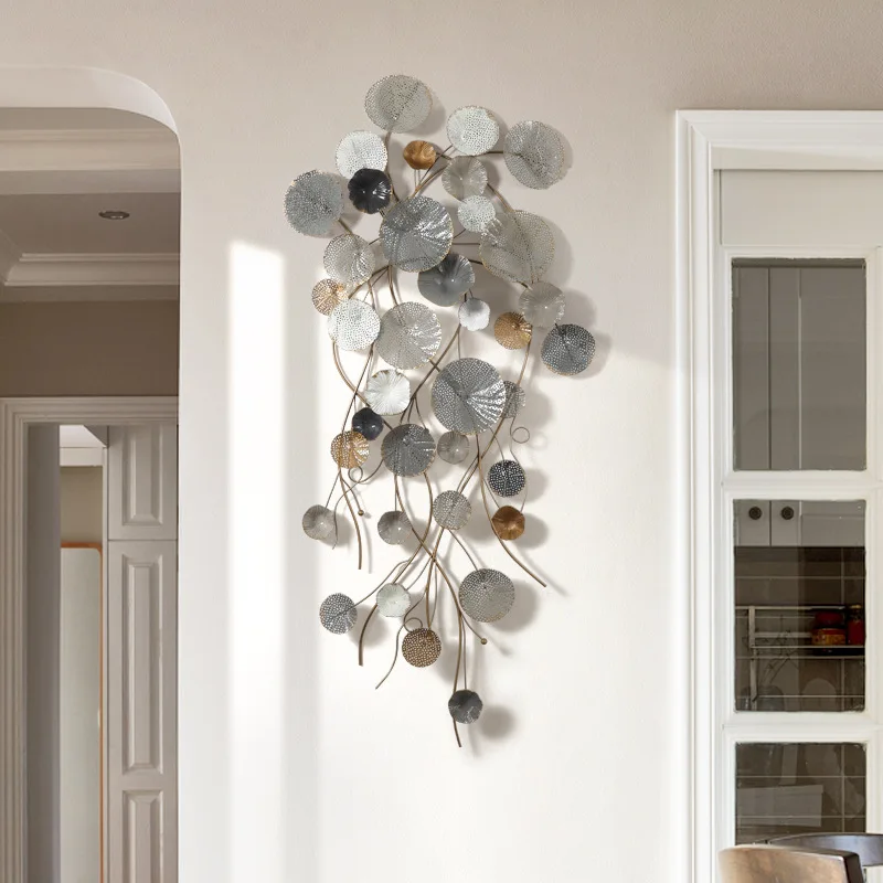 High Quality Vine 3d Metal Wall Art Decor Creative Handmade Large Wall Hanging Art Sculpture Nature Art Decor for Home