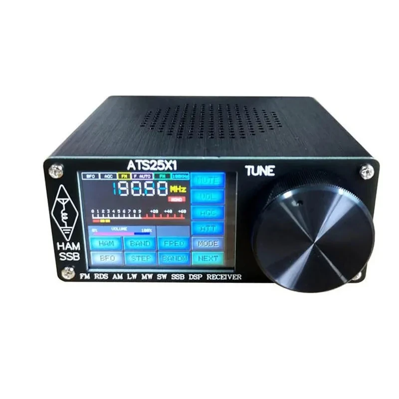 Upgraded Si4732 Multi Band Radio Receiver with 2.4 inch Touch Screen FM LW MW SSB with antenna