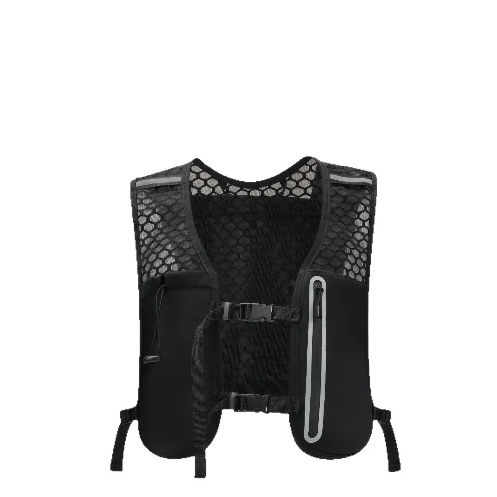 Breathable Hydration Running Vest Lightweight Reflective Design Bladder Chest Pack Waterproof Convenient