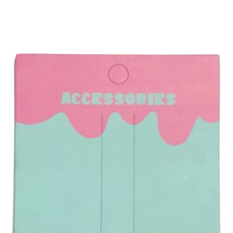 50Pcs Colour Hangable Hair Clip Paper Cards Hairpin Tag Holder DIY Display Cardboard Hair Accessories Packaging Card Tags