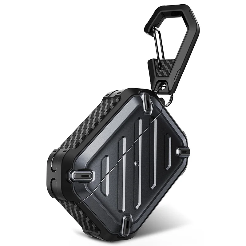 SUPCASE UB Pro Designed For Airpods Pro Case (2023/2022/2019) Full-Body Rugged Protective Case with Carabiner For Airpods Pro