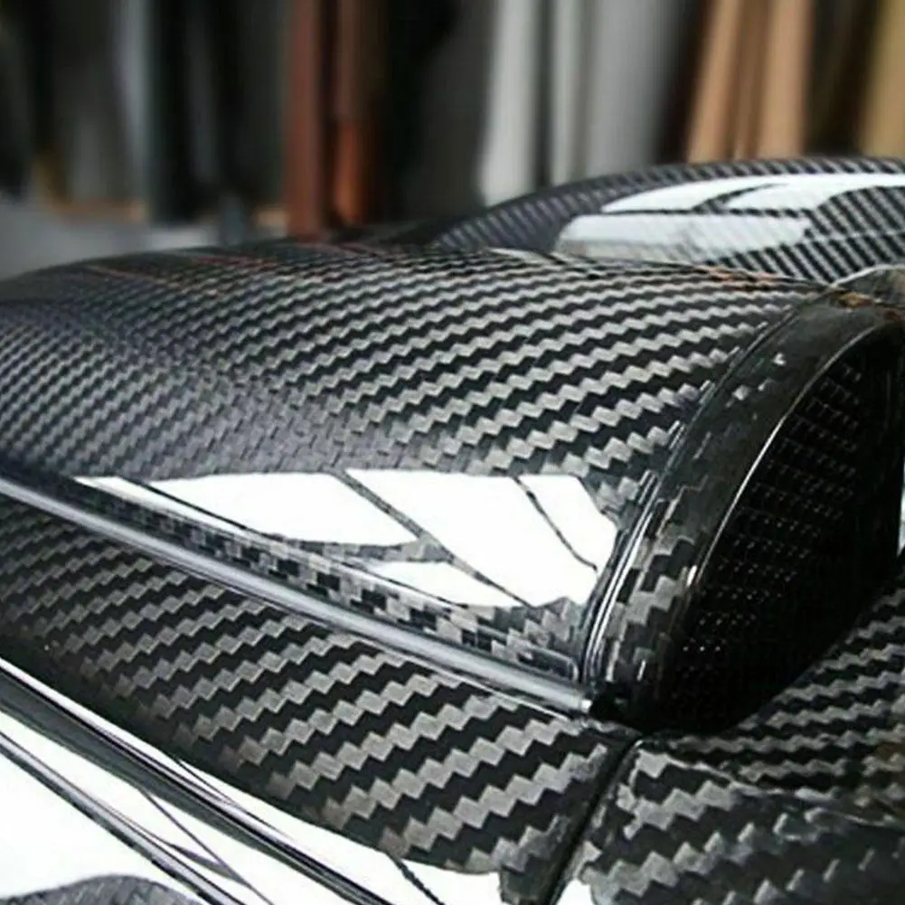 Car Stickers 7D Glossy Carbon Fiber Vinyl Film Intrior Wrap Stickers Film Stickers Decals Accessories