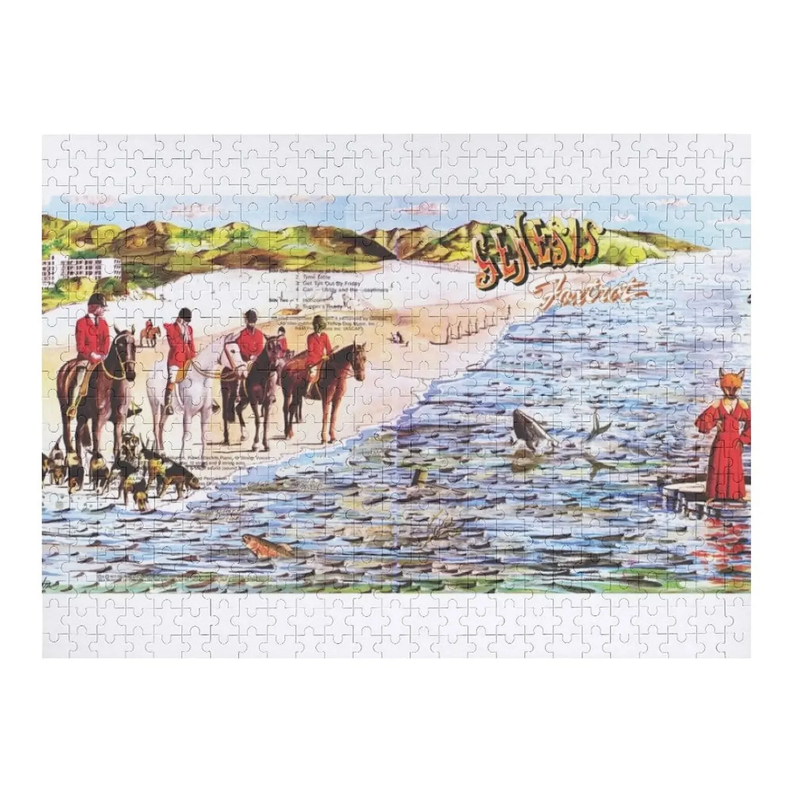 

Fox Album Art Jigsaw Puzzle Wooden Compositions For Children Personalized Gift Married Baby Toy Custom Name Wood Puzzle