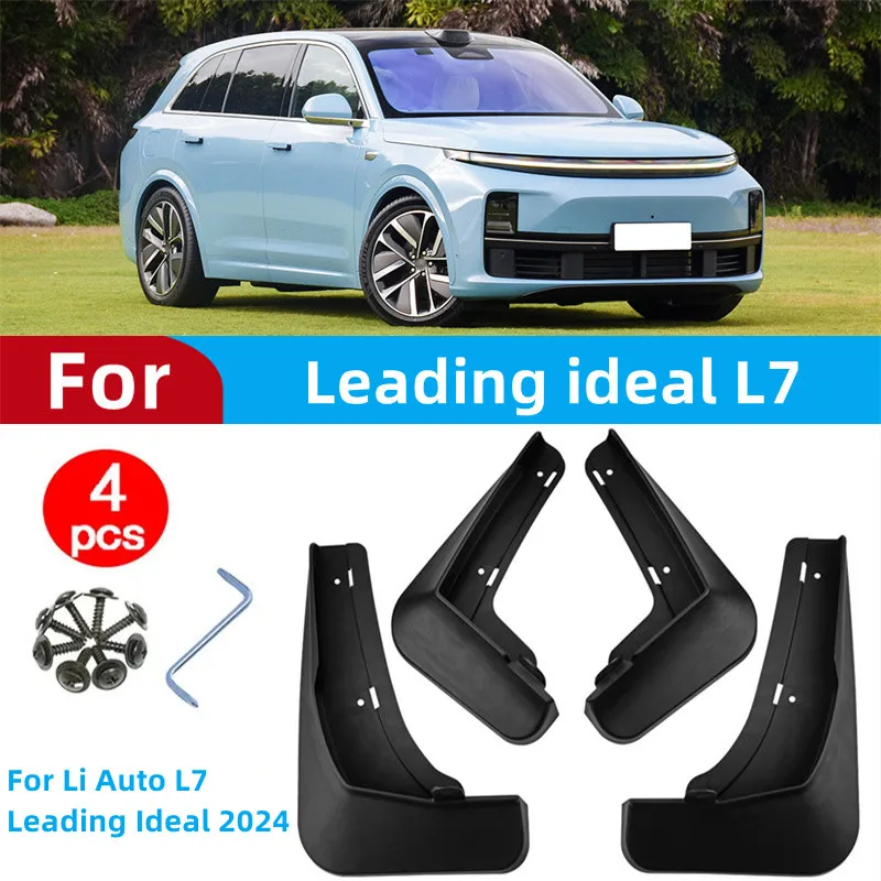 

Mudguards For Lixiang Li Auto L7 Leading Ideal 2024 Mud Flaps Splash Guards Fender MudFlaps Front Rear Car Accessories