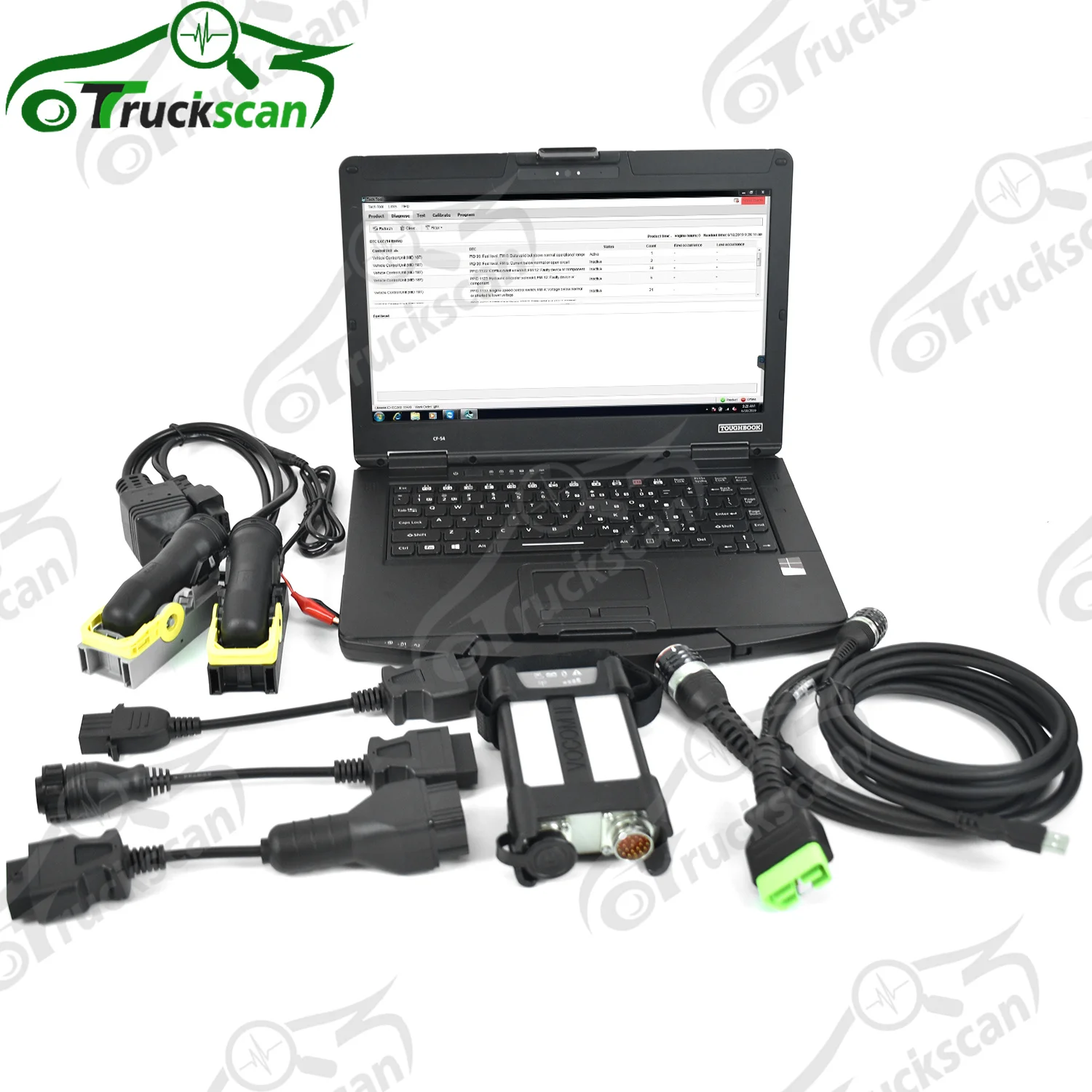 

Для тестового кабеля ecu Vocom II 88890400 для vocom 88890300 Для vocom2 для грузового экскаватора диагностический инструмент EURO6 и ноутбук cf53