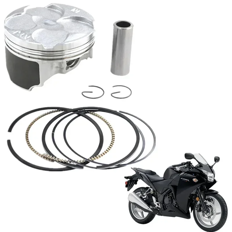 For HONDA CBR250 CBR 250 CRF 250L CRF250L CRF 250 L CRF250 L 2011 2012 2013 Motorbike STD +50 +100 76.5mm 77mm Piston Rings Kit