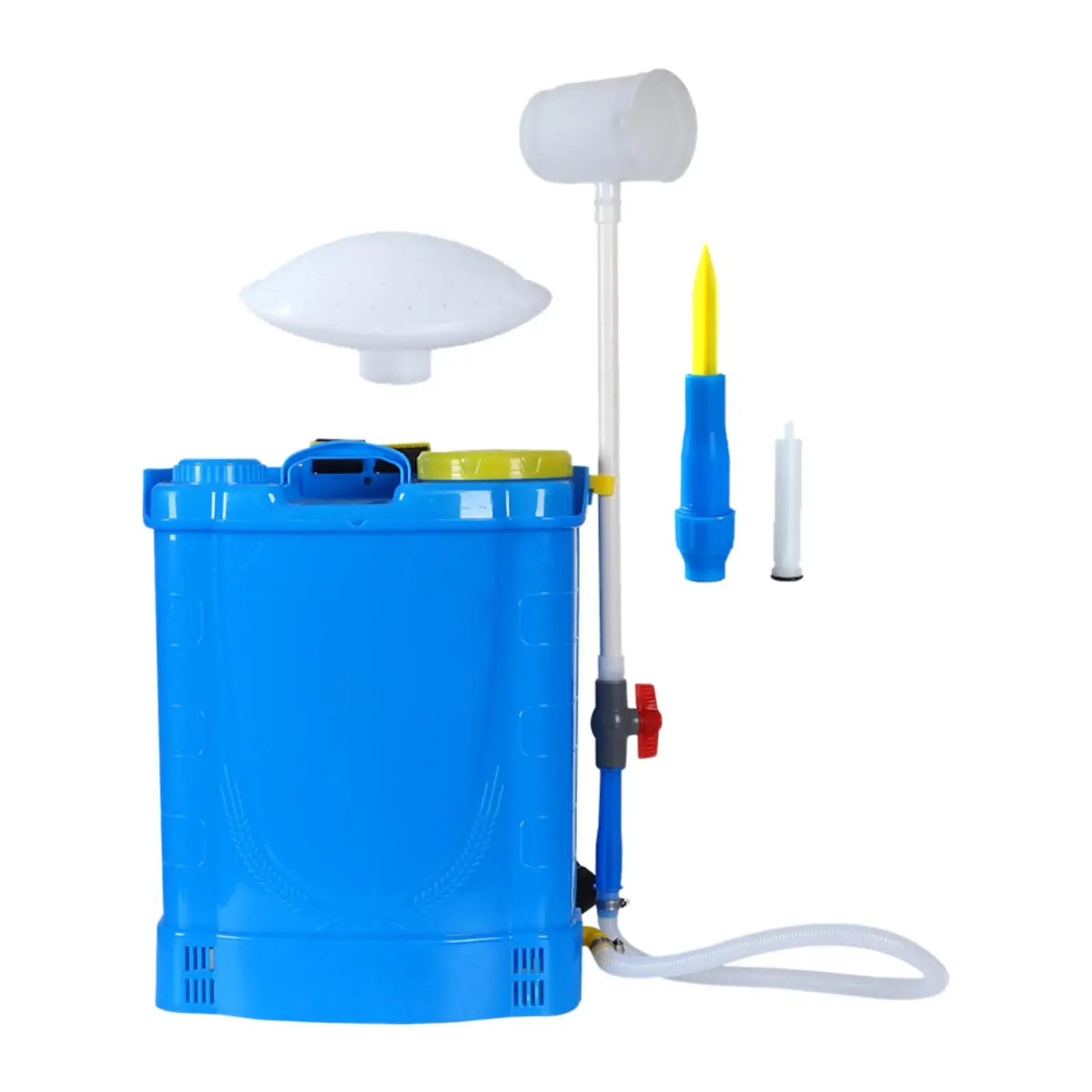 Fertilizer Sprayer Adjustable Time Saving Portable Manual Dispenser Knapsack for Agricultural Backyard Broadcast Gardening Farm