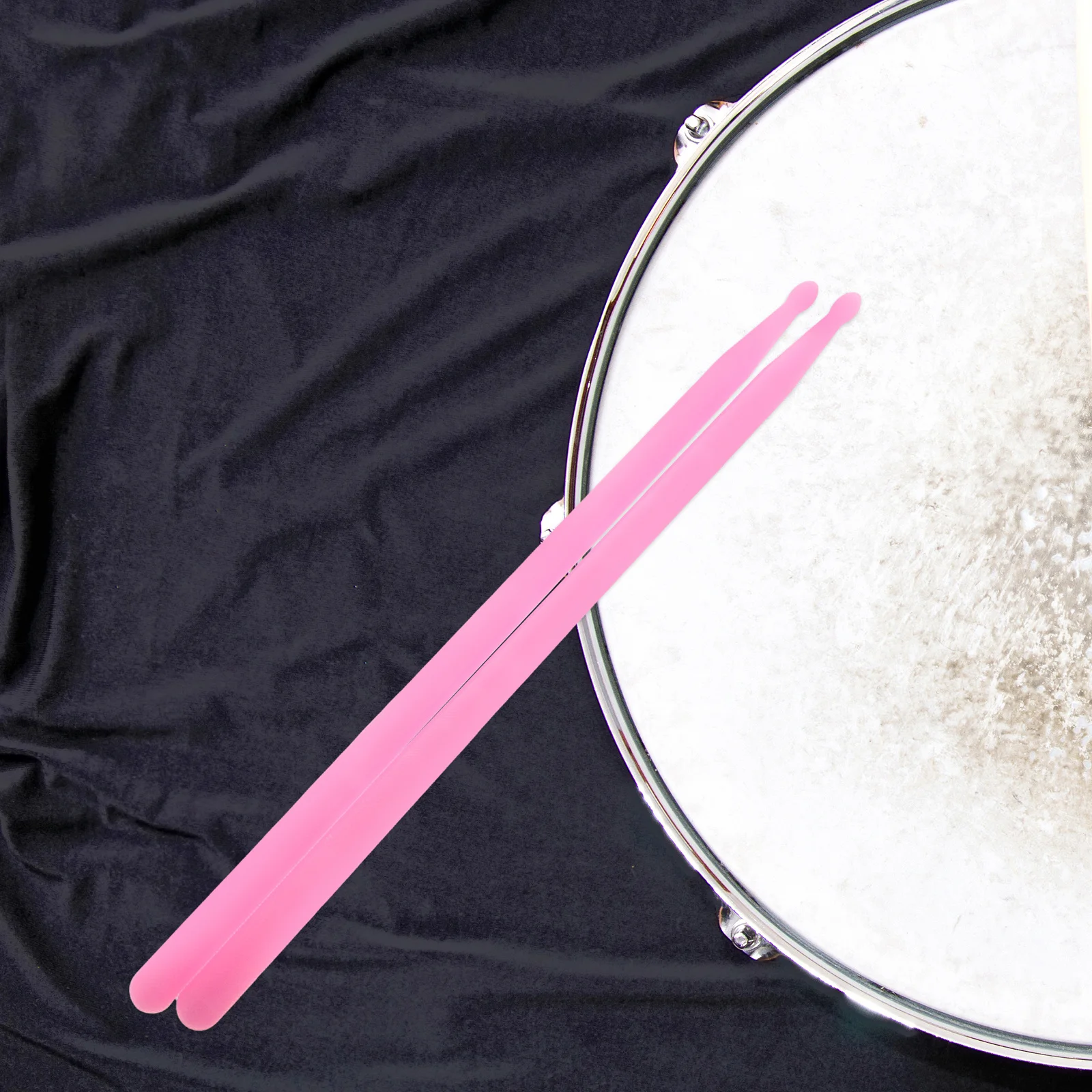 1Pair Glow in The Dark Drumsticks Fluorescent Nylon for Electronic Drums Jazz Drum Set Luminous Musician